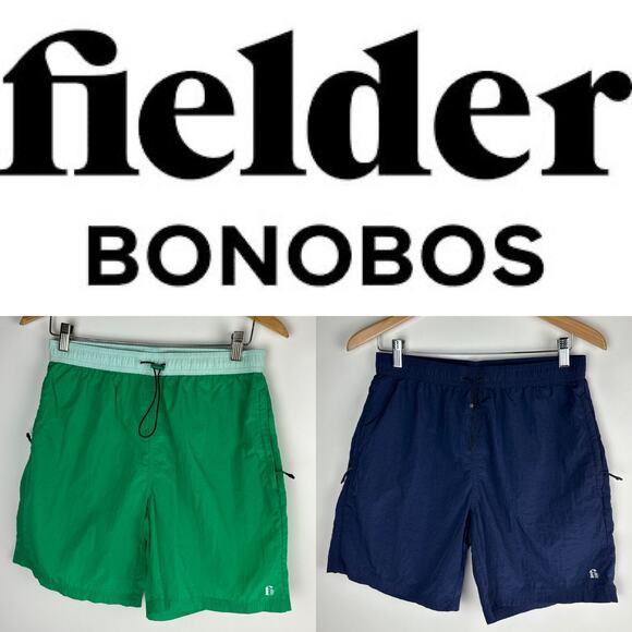 2 Bonobos Fielder Nylon Shorts 7" Golf Outdoor Preppy Drawstring Crinkle Men's S - Picture 2 of 16